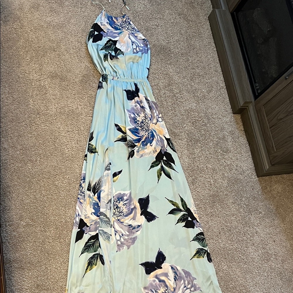 Show Me Your MuMu Pastel Floral Maxi Dress